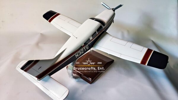 Model of Piper Saratoga II Aircraft with detailed craftsmanship.